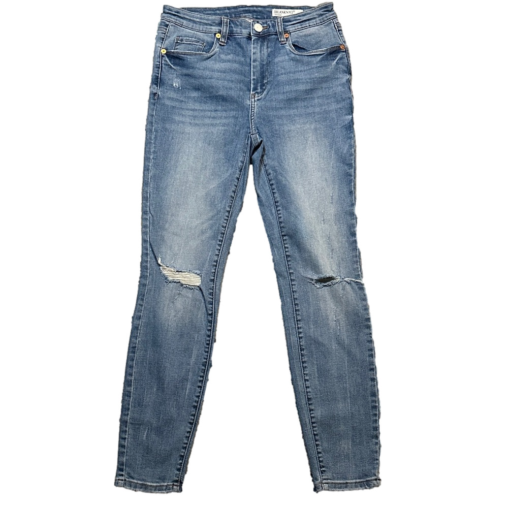 BLANK NYC The Bond sz 27 Women's Blue Distressed Jeans Woman’s